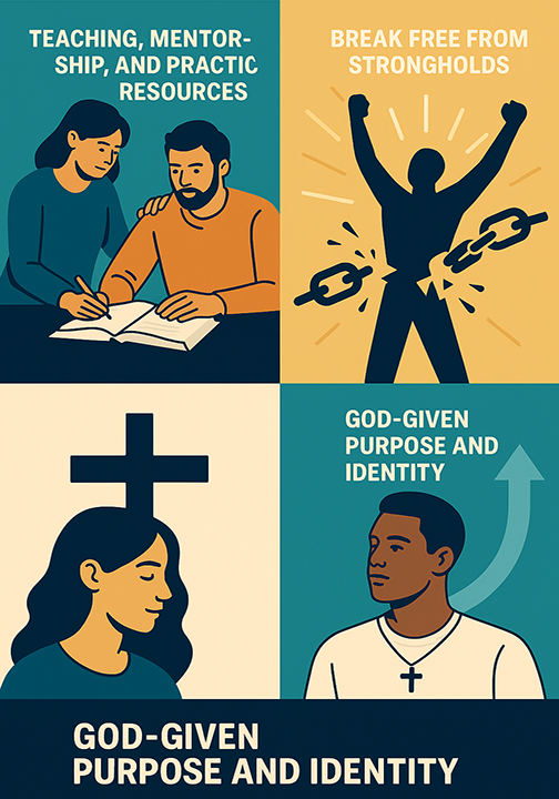 Faith, Growth, and Freedom - Teaching, Mentorship, Breaking Free from Strongholds, and God-given Purpose and Identity